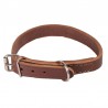 COLLIER CUIR GRAS DOUBLE 2,2 cm x 47 cm