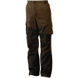 PANTALON FACON CUIR VIEILLI/NYLON VERT FARM-LAND