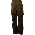 PANTALON FACON CUIR VIEILLI/NYLON VERT FARM-LAND