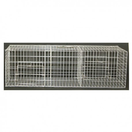 CAGE A PIE 3 COMPARTIMENTS - RECT- 102 X 42 X 32 CM