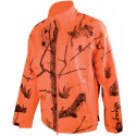 BLOUSON SOMLYS POLAIRE CAMOUFLAGE ORANGE