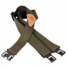 BRETELLES VERTE ACCROCHE-CEINTURE