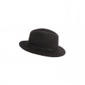 CHAPEAU LAINE MARRON FONCE IMPERMEABLE