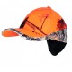 CASQUETTE HUNTERSHELL CAMO ORANGE CACHE OREILLES