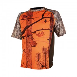 TEE SHIRT CAMOU ORANGE ENFANT