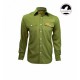 CHEMISE VERTE TRAPPER TECHNIQUE