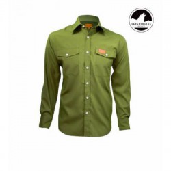 CHEMISE VERTE TRAPPER TECHNIQUE