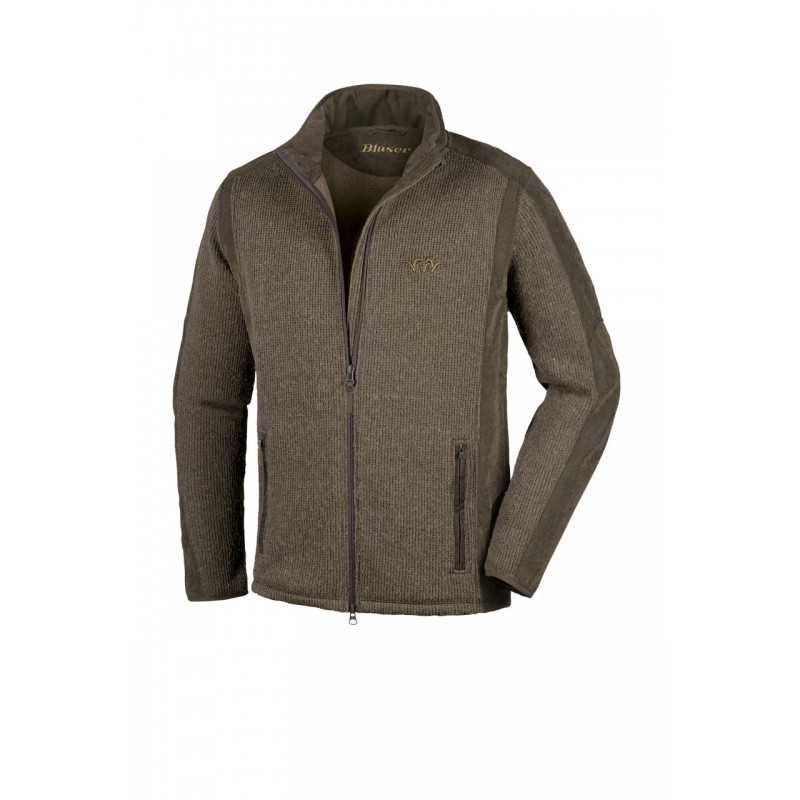VESTE POLAIRE BLASER ARGALI JUSTUS MARRON Chasse et Territoire de l Est