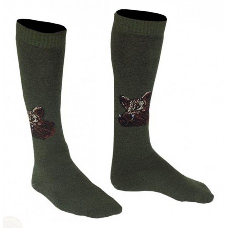 CHAUSSETTES MOTIF SANGLIER