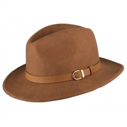 CHAPEAU LAINE SOMLYS MARRON CLAIR