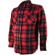 CHEMISE POLAIRE CARREAUX ROUGE TREELAND SOMLYS