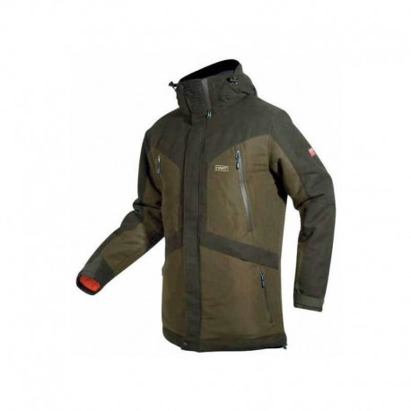 VESTE CHAUDE REVERSIBLE HART ALTAI-J2D MARRON/ORANGE CAMOUFLEE