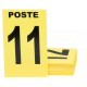 JEU DE 24 CARTES DE POSTE JAUNE + 3 NEUTRES JAUNE