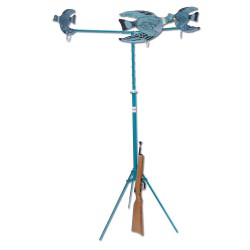 TIR AUX PIGEONS 3 PIECES A SPIRALES FUSIL 1 COUP