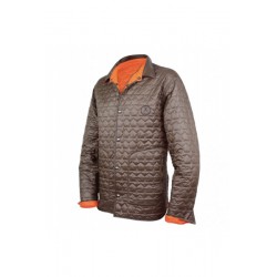 VESTE MATELASSEE REVERSIBLE ORANGE/CHOCO STENSON JUMFIL