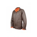 VESTE MATELASSEE REVERSIBLE ORANGE/CHOCO STENSON JUMFIL