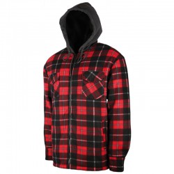CHEMISE POLAIRE SHERPA ROUGE