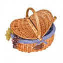 PANIER EN OSIER DE CAMPAGNE