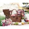 PANIER PIQUE NIQUE SAINT GERMAIN - VICHY ROUGE - 4 PERSONNES