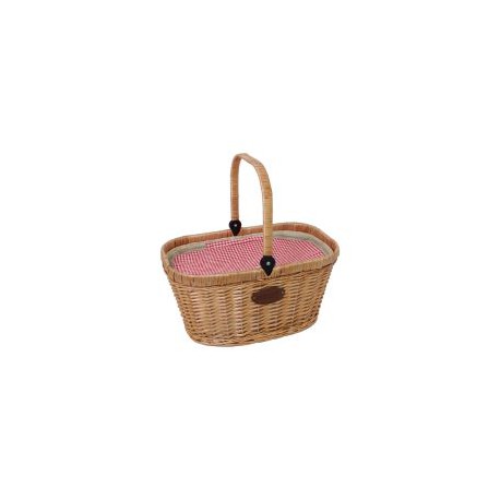 PANIER PIQUE NIQUE ISOTHERME CHANTILLY VICHY ROUGE