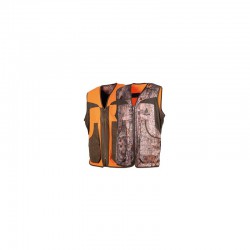 GILET REVERSIBLE ORANGE/FOREST ENFANT SOMLYS