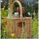 PANIER PORTE BOUTEILLES EN OSIER