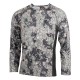 T-SHIRT MANCHES LONGUES STRETCH DIGITAL VERT (PIXEL)