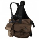 GILET HARNAIS MARRON