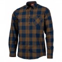 CHEMISE A CARREAUX EN COTON VERTE STYLE SCANDINAVE SOMLYS