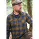 CHEMISE A CARREAUX EN COTON VERTE STYLE SCANDINAVE SOMLYS