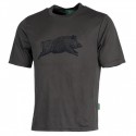 T-SHIRT DE CHASSE VERT SANGLIER