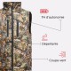 GILET CHAUFFANT CAMOUFLE AVEC BATTERIE