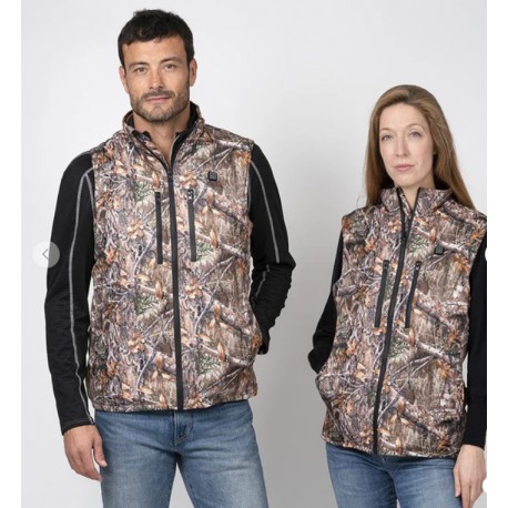 GILET CHAUFFANT CAMOUFLE AVEC BATTERIE