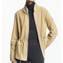 VESTE POLAIRE ZIPEE FEMME BEIGE