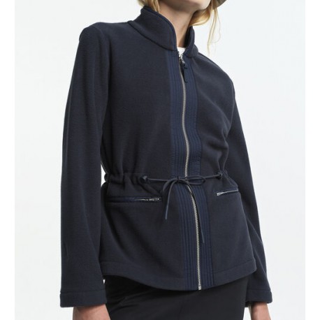 VESTE POLAIRE ZIPEE FEMME MARINE