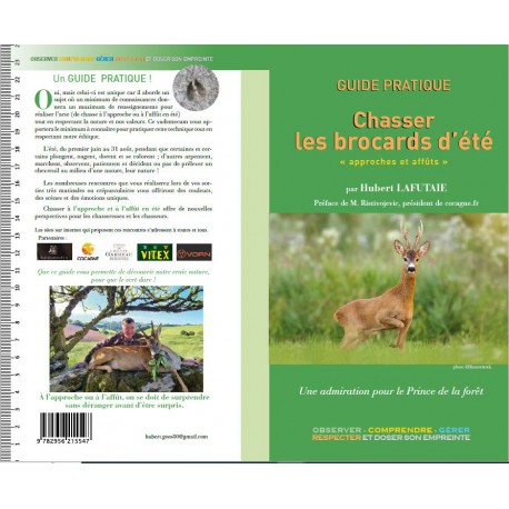 LIVRE CHASSER LES BROCARDS D ETE - HUBERT LAFUTAIE