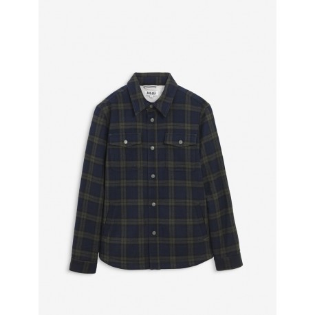 SURCHEMISE A CARREAUX EN LAINE AVEC DOUBLURE SHERPA AIIGLE