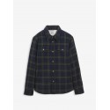 SURCHEMISE A CARREAUX EN LAINE AVEC DOUBLURE SHERPA AIIGLE