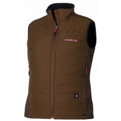 GILET CHAUFFANT MARRON FEMME SOMLYS