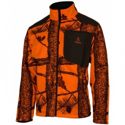 VESTE DE CHASSE REVERSIBLE CAMO ORANGE/VERT TREELAND