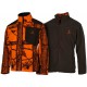 VESTE DE CHASSE REVERSIBLE CAMO ORANGE/VERT TREELAND