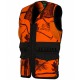 GILET DE CHASSE CAMO ORANGE/VERT TREELAND