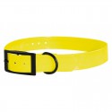 COLLIER CHIEN POLYURETHANE JAUNE 65CM
