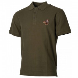 POLO KAKI BRODERIE SANGLIER TREELAND