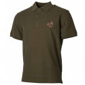 POLO KAKI BRODERIE SANGLIER TREELAND